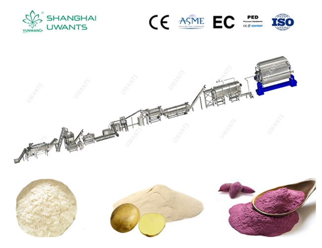 500公斤薯粉生產(chǎn)線