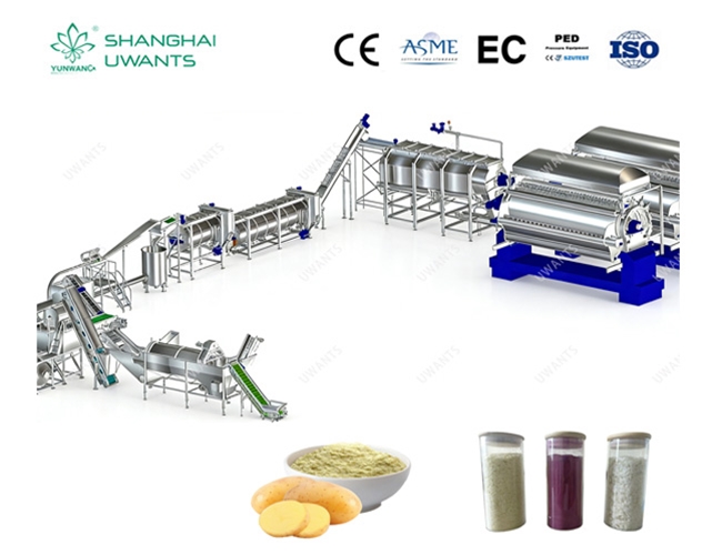 2000公斤薯粉生產(chǎn)線
